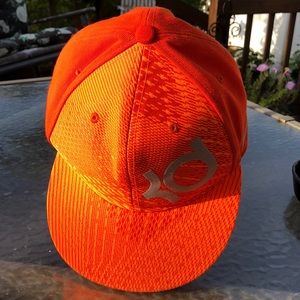 NIKE True KD Kevin Durant, one size. Orange, NBA. NWOT. Adjustable, SnapBack